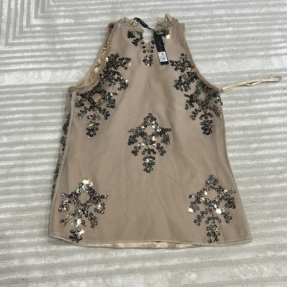 Blouse with iridescent sequence - Picture 2 of 2